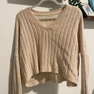 PACSUN L.A. Hearts Soft Cream Sweater
